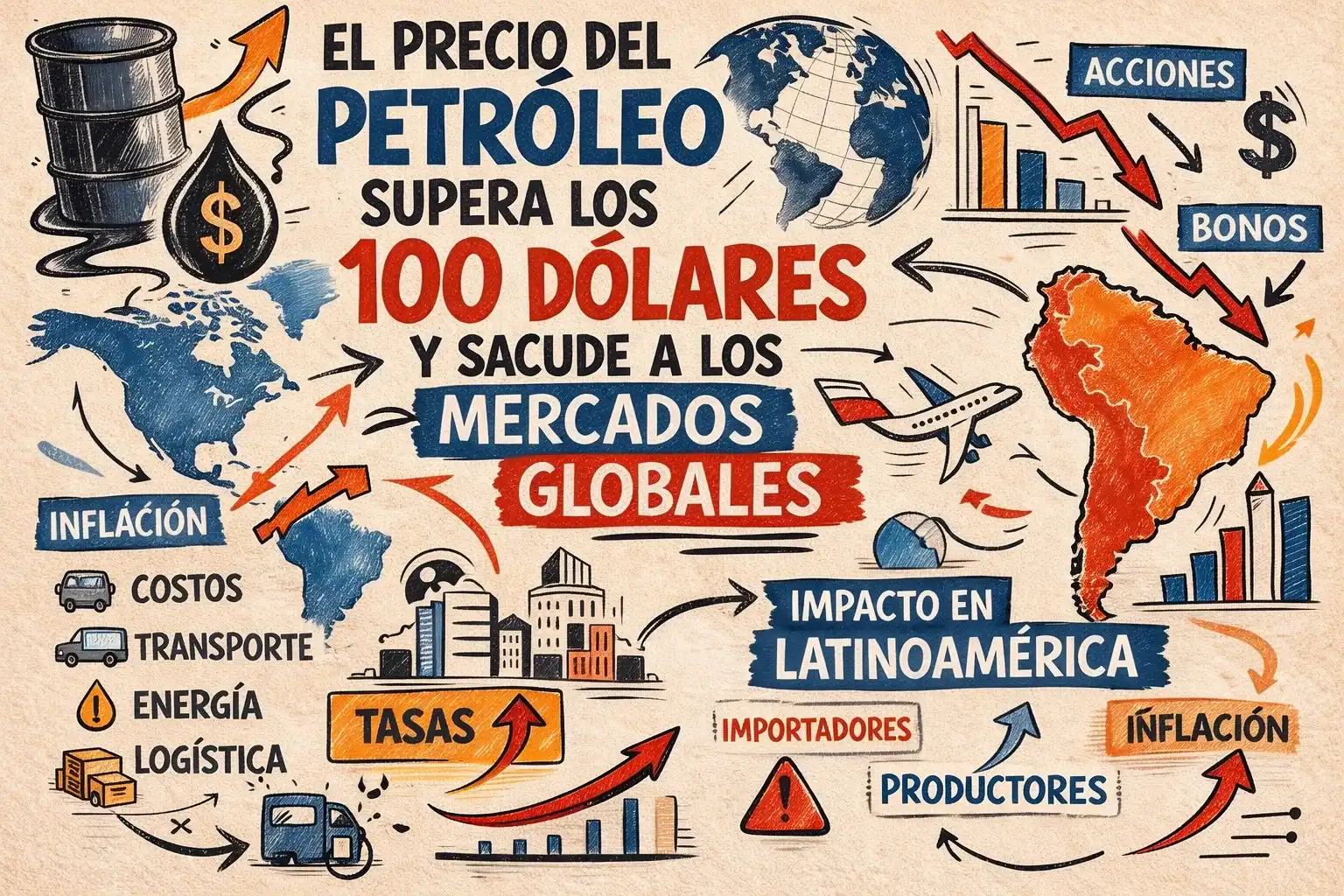 Impacto de los precios del petróleo en los bonos mundiales - Seven